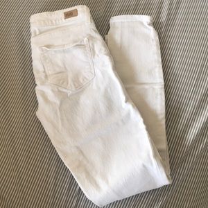 White Paige stretch denim